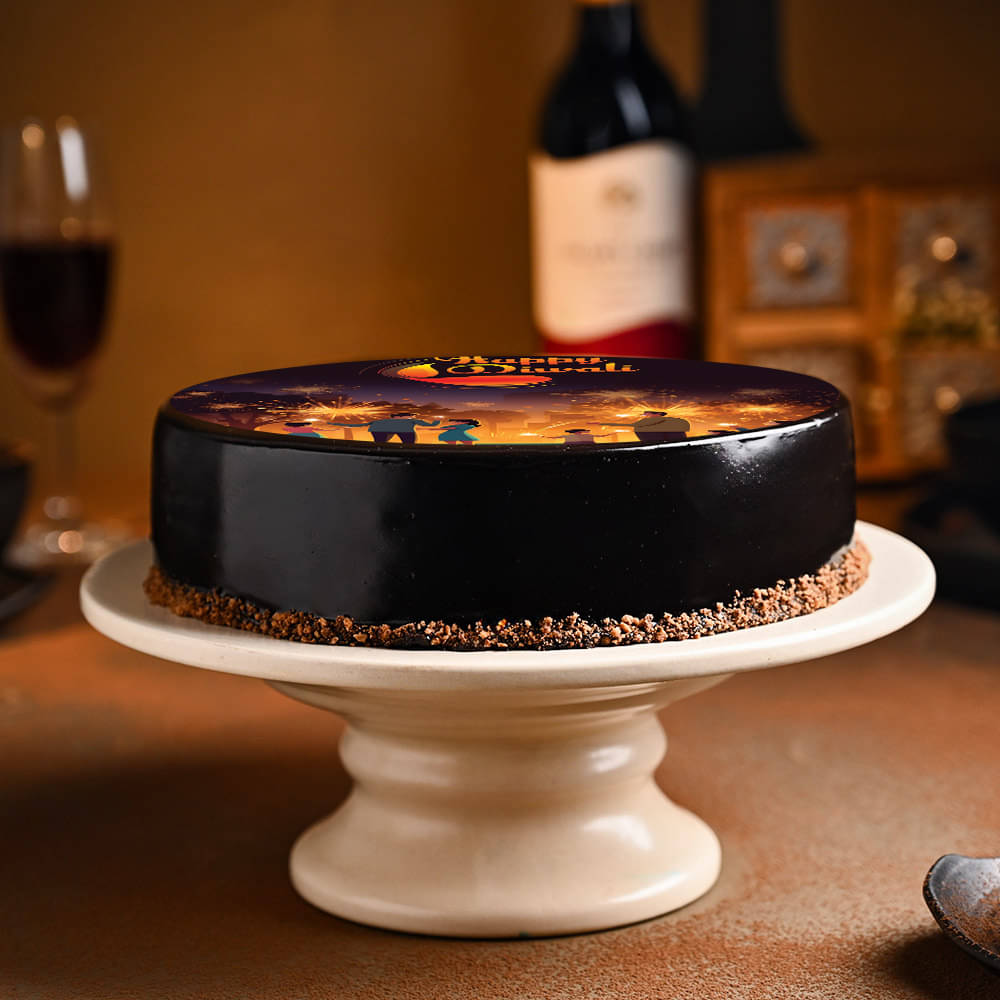 Diwali Fireworks Cake